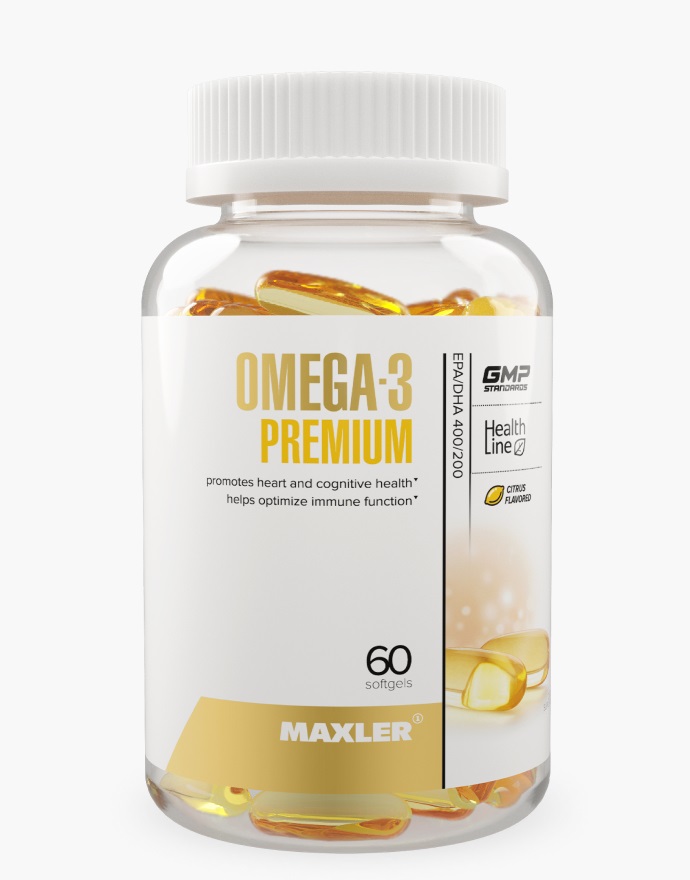 Maxler Омега-3 Премиум, капсулы, 60 шт. фото