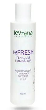 Levrana ReFresh гель для умывания, гель, 200 мл, 1 шт. фото