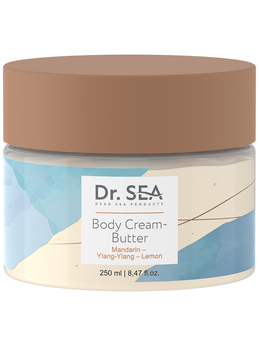 Dr. sea крем-баттер для тела, крем для тела, 250 мл, 1 шт, мандарин-иланг-иланг-лимон фото