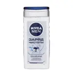 Nivea Men Гель для душа Заряд чистоты, гель, 250 мл, 1 шт. фото