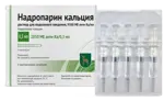 Надропарин кальция, 9500 анти-Ха МЕ/мл, раствор для инъекций, 0.3 мл, 5 шт. фото