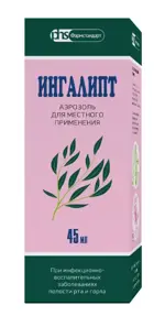 Ингалипт, аэрозоль для местного применения, 45 мл, 1 шт. фото