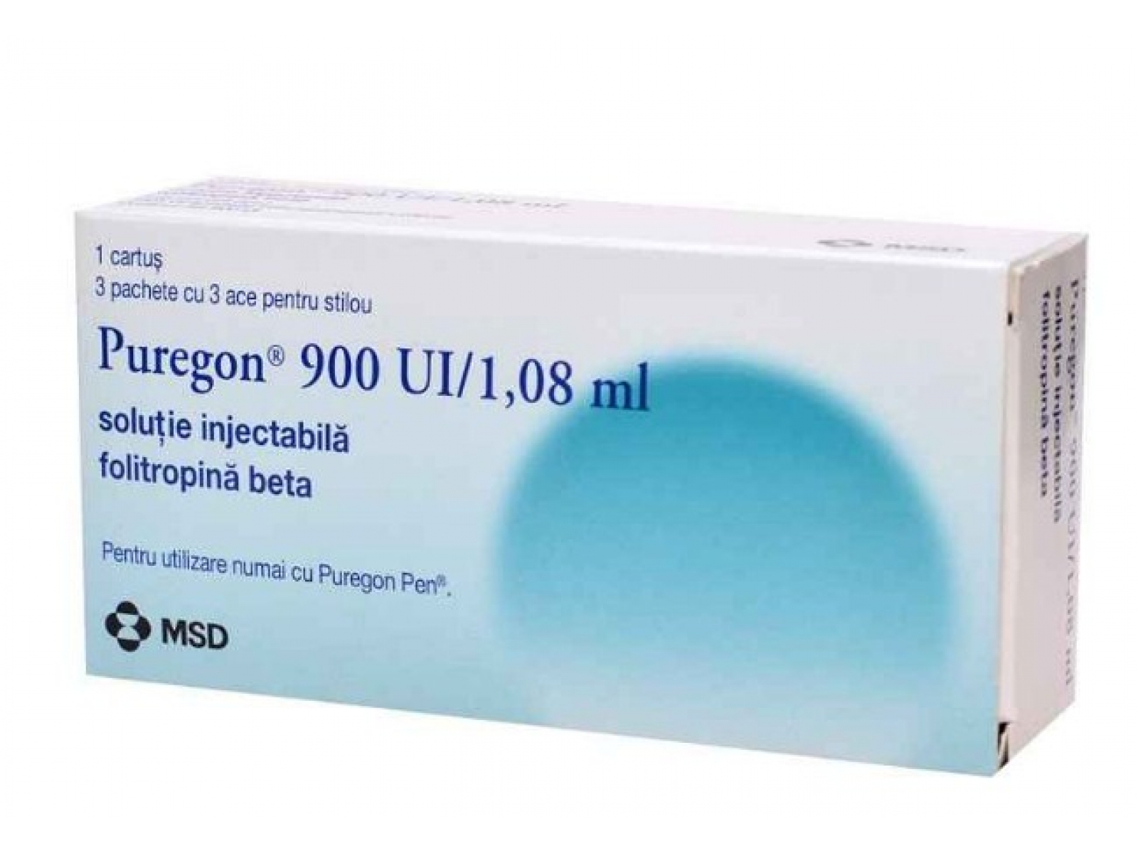 Пурегон, 900 МЕ, раствор для подкожного введения, 1.08 мл, 1 шт. фото