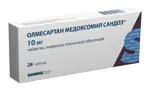 Олмесартан медоксомил Сандоз, 10 мг, таблетки, покрытые пленочной оболочкой, 28 шт. фото