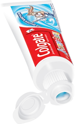 Colgate Зубная паста Доктор Заяц, паста гелевая зубная, 50 мл, 1 шт, бабл гам фото 3