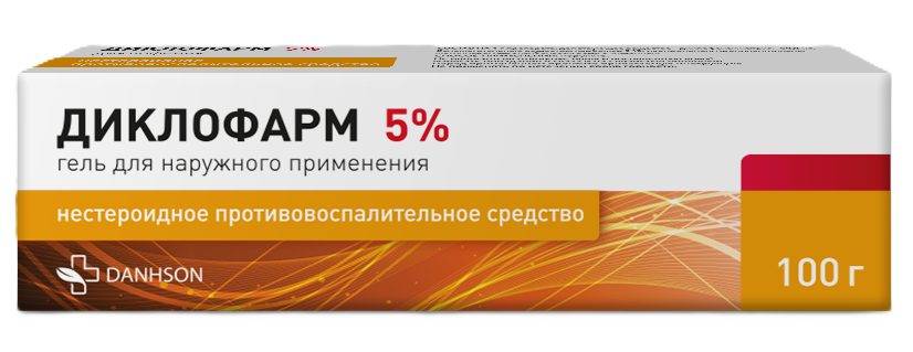 Диклофарм, 5 %, гель для наружного применения, 100 г, 1 шт. фото