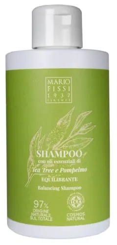 Mario fissi 1937 шампунь для волос восстановление баланса с маслами чайного дерева и грейпфрута, шампунь, 300 мл, 1 шт. фото