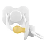 Lubby Just Пустышка латексная с круглым соском, 1 шт, 0+ мес., арт. 28551 фото