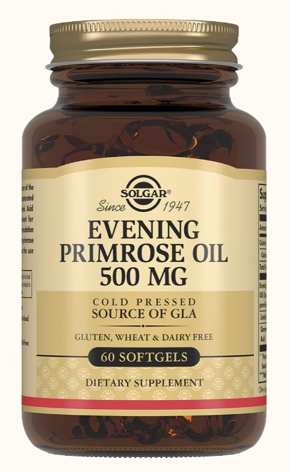 Solgar Масло примулы вечерней, 500 мг, капсулы, 60 шт. фото