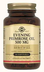 Solgar Масло примулы вечерней, 500 мг, капсулы, 60 шт. фото