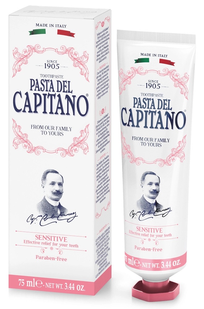 Pasta del Capitano1905 Зубная паста, зубная паста, 75 мл, 1 шт, для чувствительных зубов фото