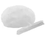 Шапочка модель плиссе спанбонд, размер 54-62 длина 48, 125 шт, белого цвета, плотность 8г/м2, нестерильная фото 2