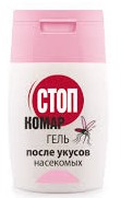 Стоп комар, гель, 50 мл, 1 шт, после укусов насекомых фото