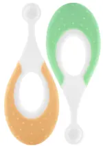 Roxy-kids Зубная щетка детская Seahorse, щетка зубная, 2 шт, ультрамягкая, арт. RTB-012-GO фото 2