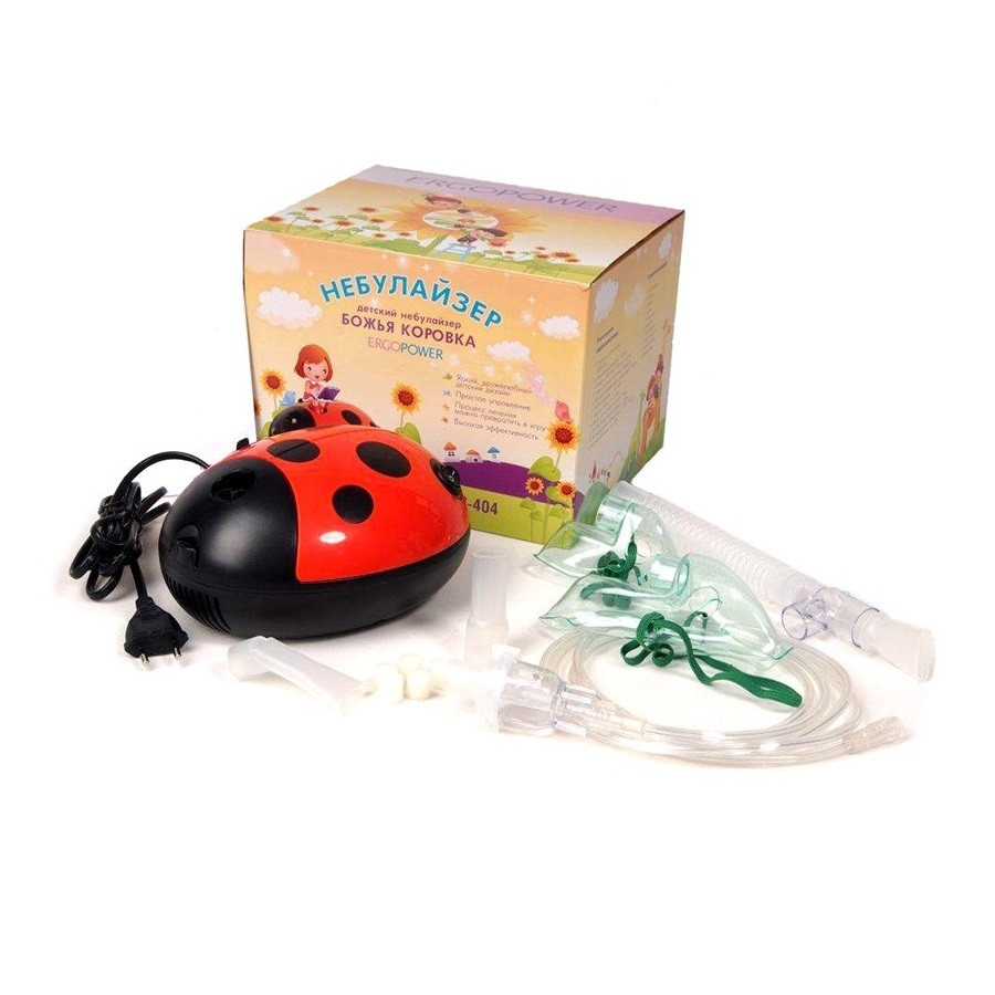 Ergopower ингалятор компрессорный ER-404 Божья коровка, 1 шт. фото