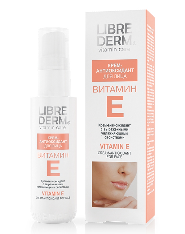 Librederm  Витамин Е Крем-антиоксидант для лица, крем, 50 мл, 1 шт. фото