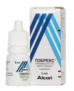 Тобрекс, 0.3%, капли глазные, 5 мл, 1 шт. фото