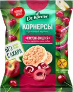 Доктор Кернер Хлебцы мини рисовые, хлебцы, 40 г, 1 шт, смузи-вишня фото 