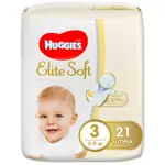 Huggies Elite Soft Подгузники детские одноразовые, р. 3, 21 шт, 5-9 кг фото