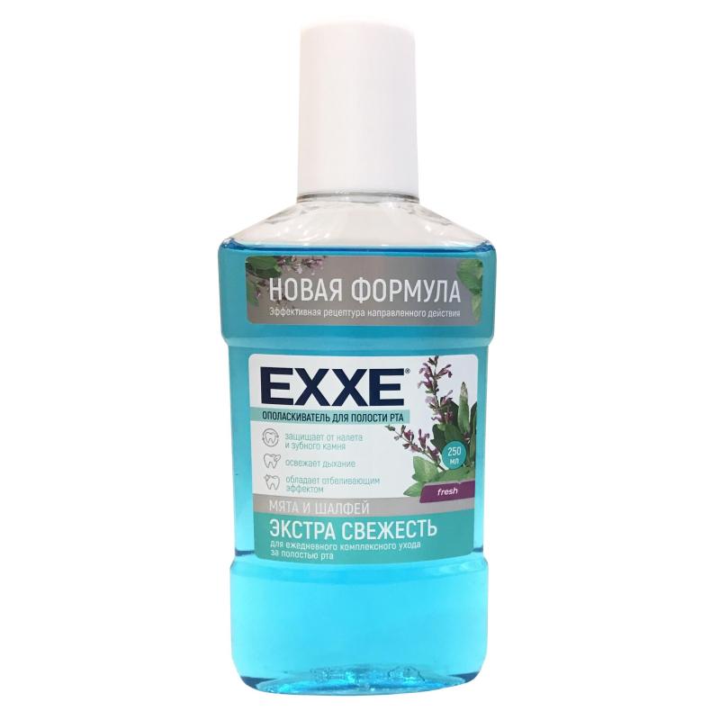 EXXE Экстра свежесть ополаскиватель для полости рта, ополаскиватель полости рта, 250 мл, 1 шт. фото