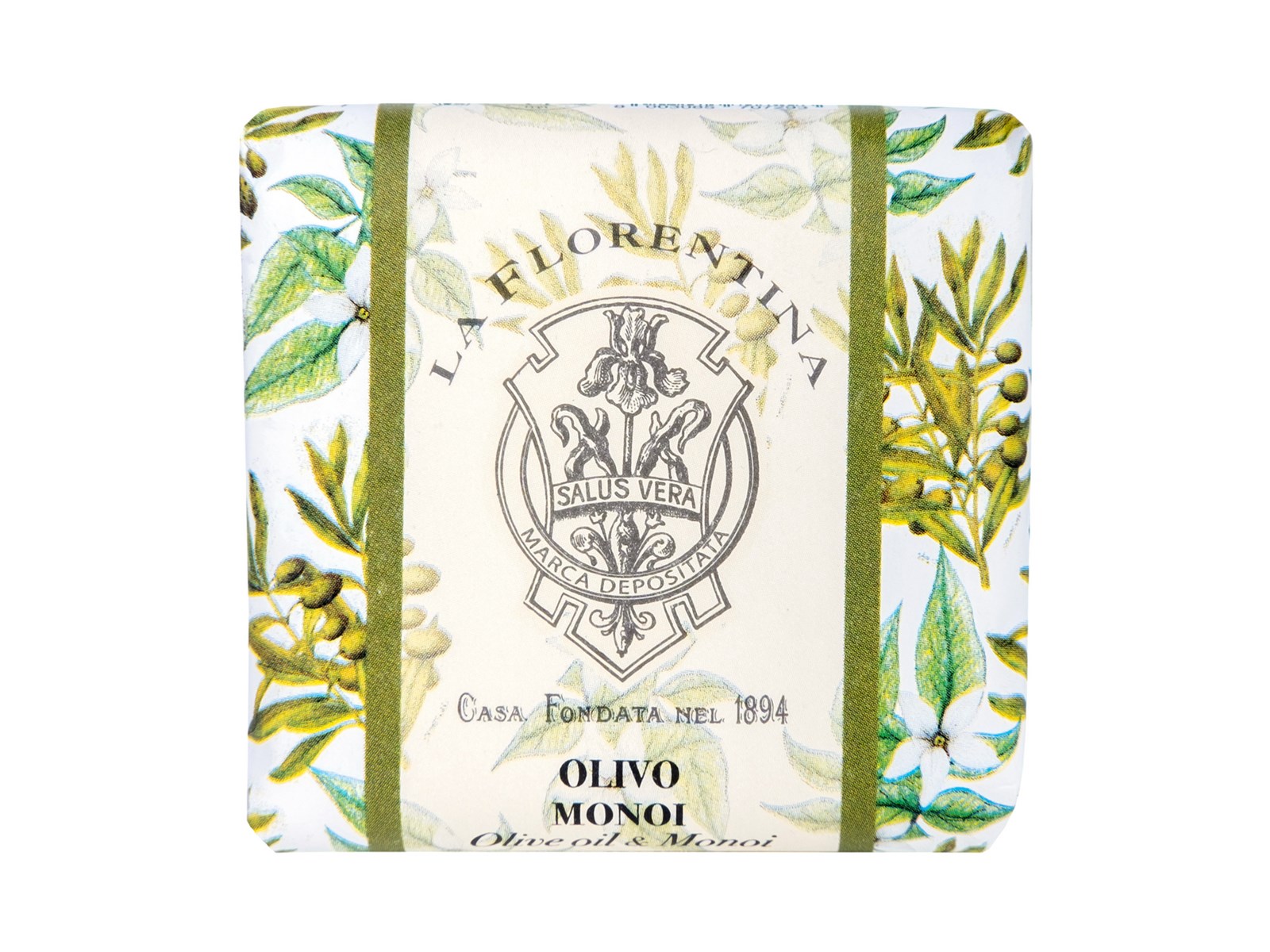 La Florentina Мыло туалетное, мыло твердое, 106 г, 1 шт, с маслами оливы и монои фото