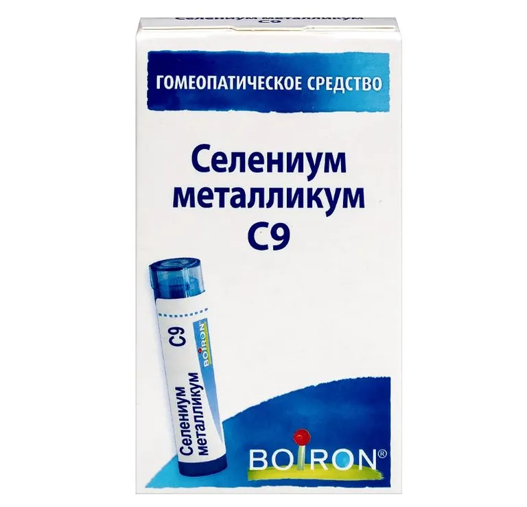 Селениум металликум С9, гранулы гомеопатические, 4 г, 1 шт. фото