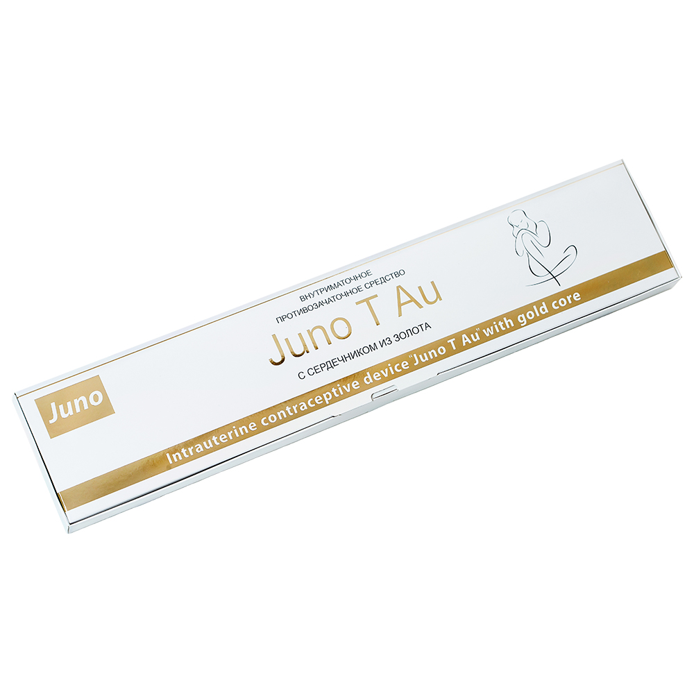 Juno T Au, спираль внутриматочная, 1 шт, с сердечником из золота фото