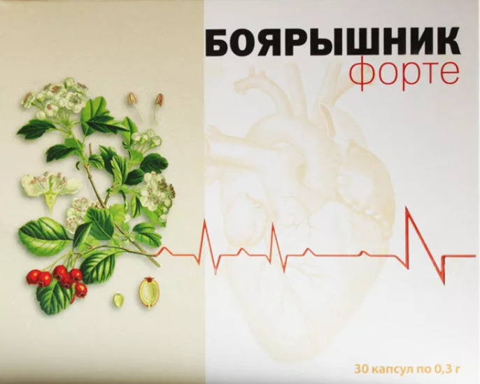 Боярышник форте, 300 мг, капсулы, 30 шт. фото