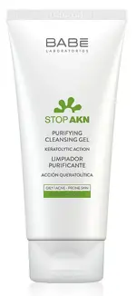 Babe stop akn очищающий гель для умывания, гель, 100 мл, 1 шт. фото