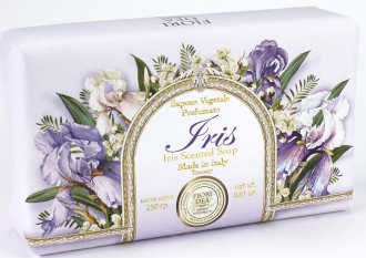 Fiori Dea Мыло туалетное Ирис, мыло, 250 г, 1 шт. фото