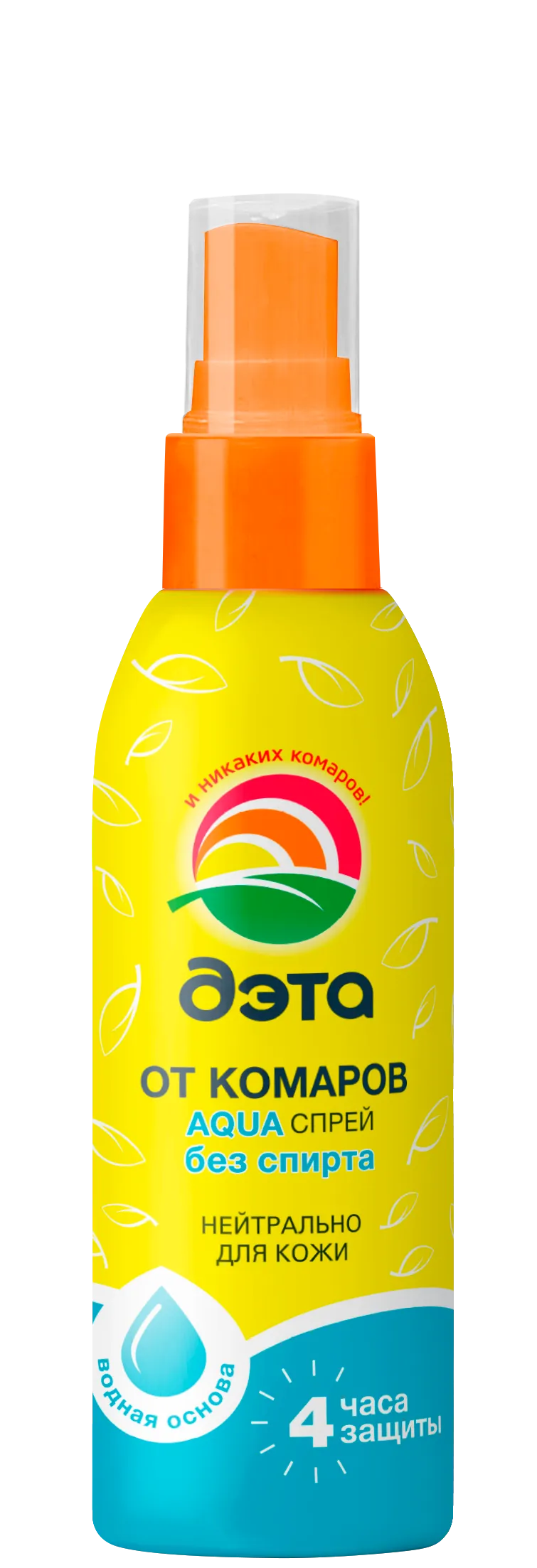 Дэта Aqua спрей от комаров, спрей, 100 мл, 1 шт. фото