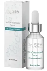 Dr. Sea Сыворотка мульти-концентрированная, сыворотка-концентрат для лица, 30 мл, 1 шт, с коллагеном и скваленом фото