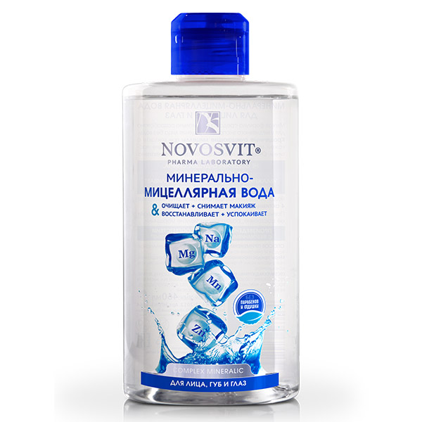 Novosvit Минерально-мицеллярная вода для лица, губ и глаз, мицеллярная вода, 460 мл, 1 шт, для лица фото