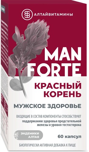 Man Forte Красный корень мужское здоровье, капсулы, 60 шт. фото
