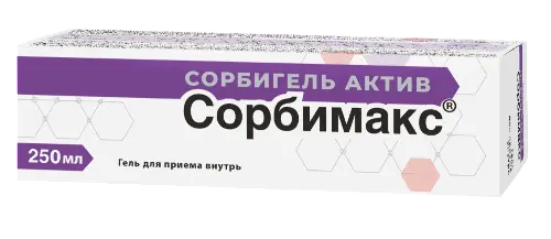 Сорбимакс сорбигель актив, гель для приема внутрь, 250 мл, 1 шт. фото