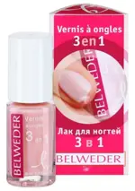 Belweder Лак  для ногтей 3 в 1, лак для ногтей, 8 мл, 1 шт. фото