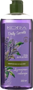 KORA Daily Secrets Гель для душа Душистая Лаванда, гель для душа, 250 мл, 1 шт. фото