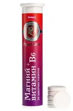 PolarLine Магний плюс B6, таблетки шипучие, 3.8 г, 20 шт, тутти-фрутти фото