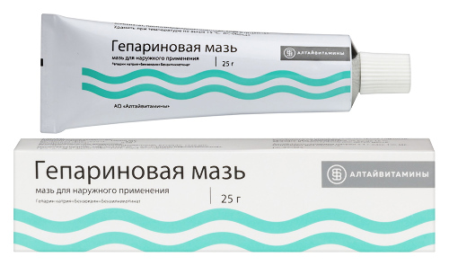 Гепариновая мазь, мазь для наружного применения, 25 г, 1 шт. фото