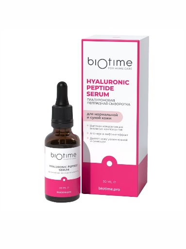 BioTime Сыворотка для лица гиалуроновая пептидная, сыворотка, 30 мл, 1 шт. фото