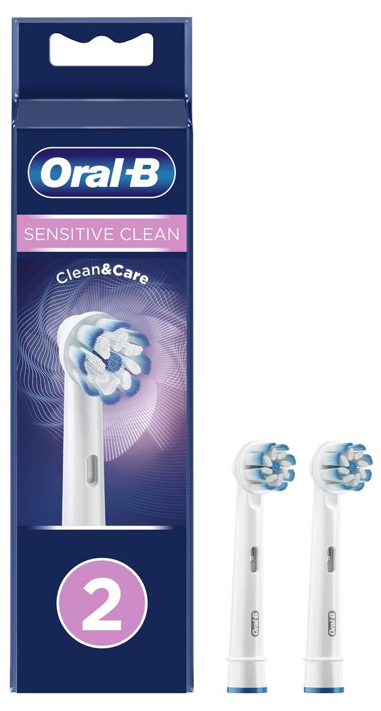 Oral-B Sensitive Clean Насадка для электрической зубной щетки, 2 шт, Ultra Thin, арт. EB60 фото
