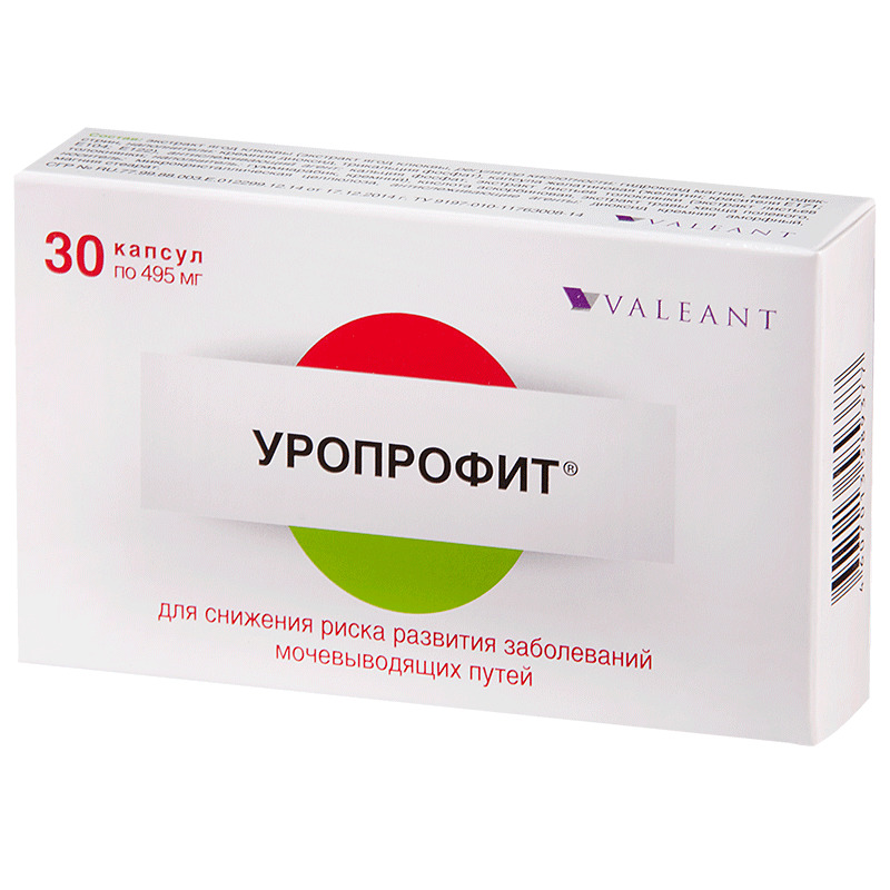 Уропрофит, 495 мг, капсулы, 30 шт. фото