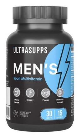 Ультрасаппс Men's Sport Multivitamin витаминно-минеральный комплекс для мужчин, каплеты, 30 шт. фото