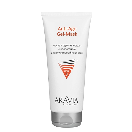 Aravia Professional Маска для лица подтягивающая с коллагеном и гиалуроновой кислотой, маска, 200 мл, 1 шт. фото