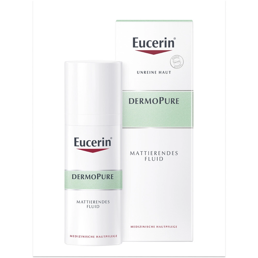 Eucerin DermoPure флюид для лица матирующий, флюид, 40 мл, 1 шт, для проблемной кожи фото