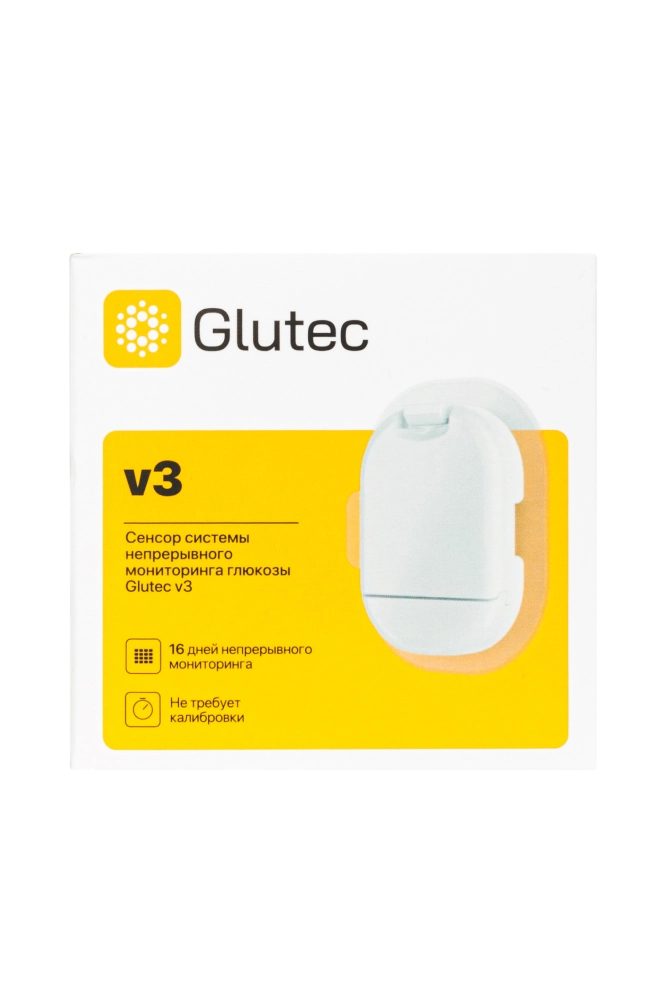 Glutec V3 сенсор системы непрерывного мониторинга глюкозы вариант исполнения 1, 1 шт. фото