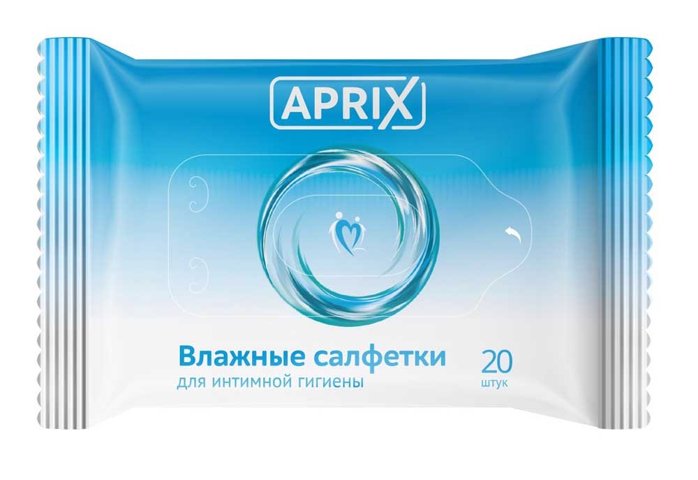 Aprix Салфетки влажные для интимной гигиены, 20 шт. фото