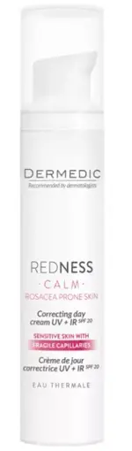 Дермедик Redness Calm Correcting Day Cream UV + IR SPF20, крем, 40 мл, 1 шт, дневной фото