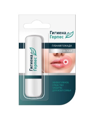 Гигиена герпес Помада противогерпетическая, помада, 3 г, 1 шт. фото