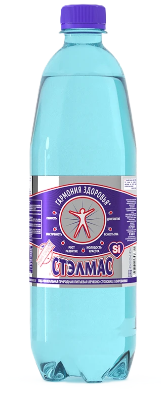 Стэлмас Славяночка кремнистая Вода минеральная газированная, вода минеральная, 0.5 л, 1 шт. фото
